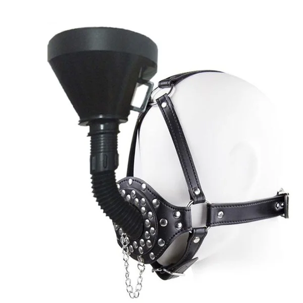 Fetish Funnel Mouth Gag BDSM Bondage Set Slave Oral Fixation Mouth Stuffed SM Adult Game Sex Toys For Women Men Toys For Adults