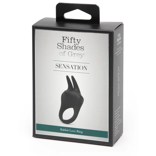 Fifty Shades of Grey – Sensation Rechargeable Vibrating Rabbit Love Ring