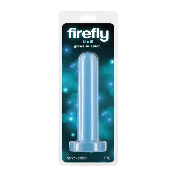 Firefly Thrill Glow in the Dark Dildo - Small - Blue
