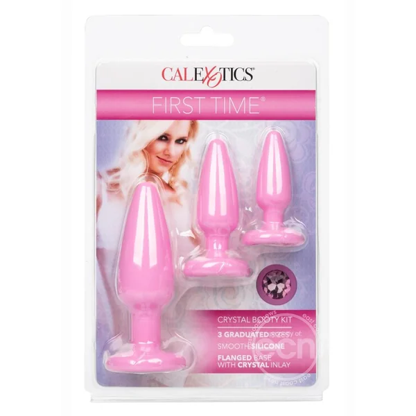 First Time Crystal Booty Kit Silicone Probes (3 piece)