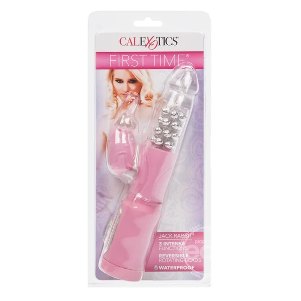First Time Jack Rabbit Vibrator - Pink