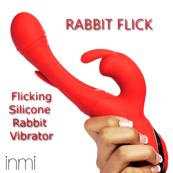 Flicking Silicone Rabbit Vibrator