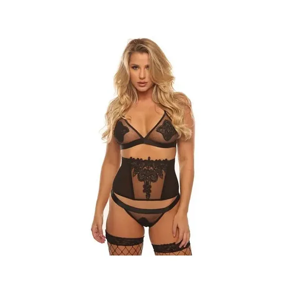 Floral Applique 4 Pc Set