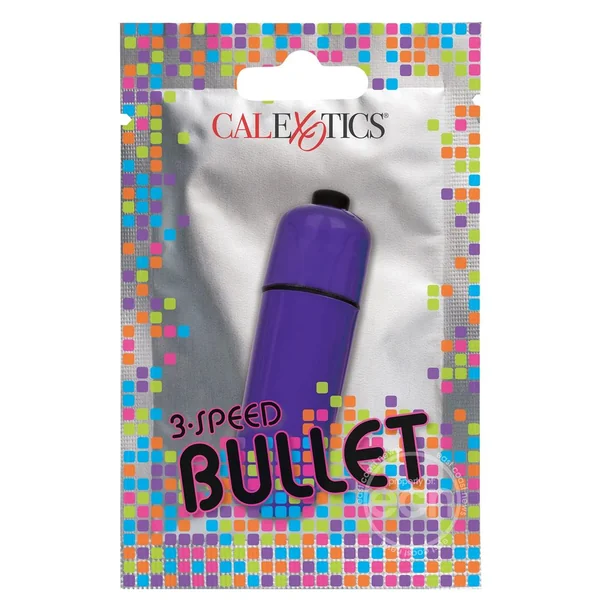 Foil Pack 3-Speed Bullet Vibrator - Purple