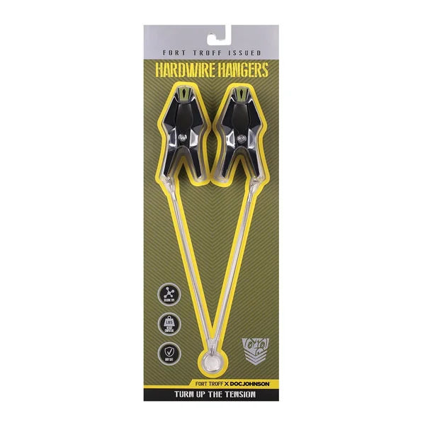 Fort Troff Hardwire Hanger Nipple Clamps - Black