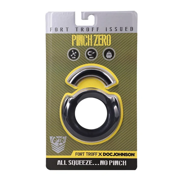 Fort Troff Pinch Zero Cock Ring - Black