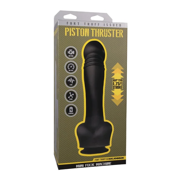 Fort Troff Piston Thruster Mini Fuck Machine w/Remote - Black