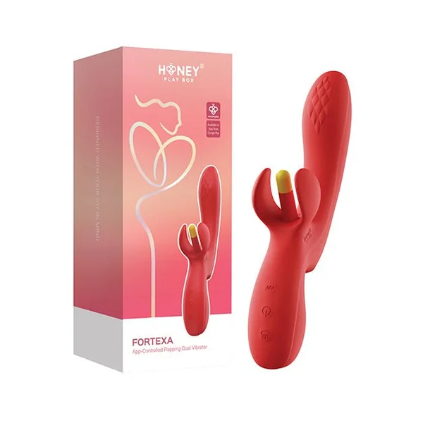 FORTEXA Kinky Finger Flapping Clit & G-Spot Vibrator with App Control