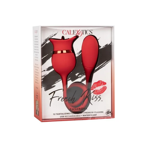French Kiss Casanova Clit Stimulator - Red
