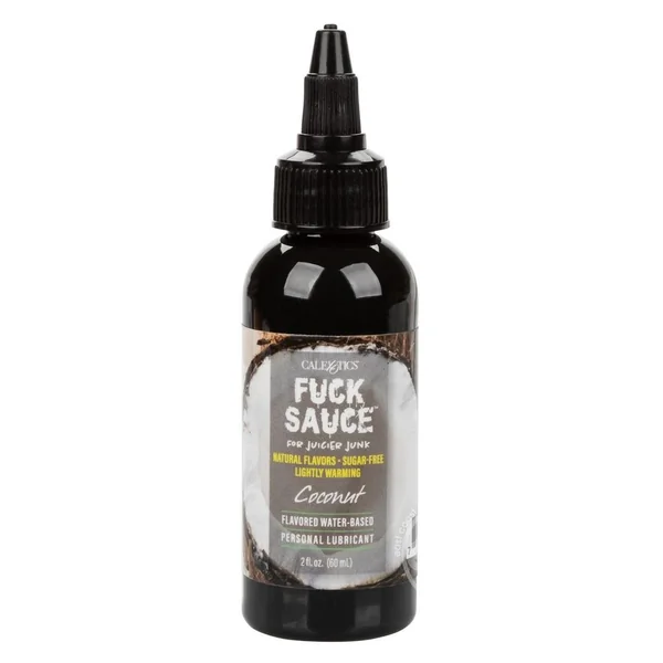 Fuck Sauce Flavored Water Based Personal Lubricant Coconut 2oz