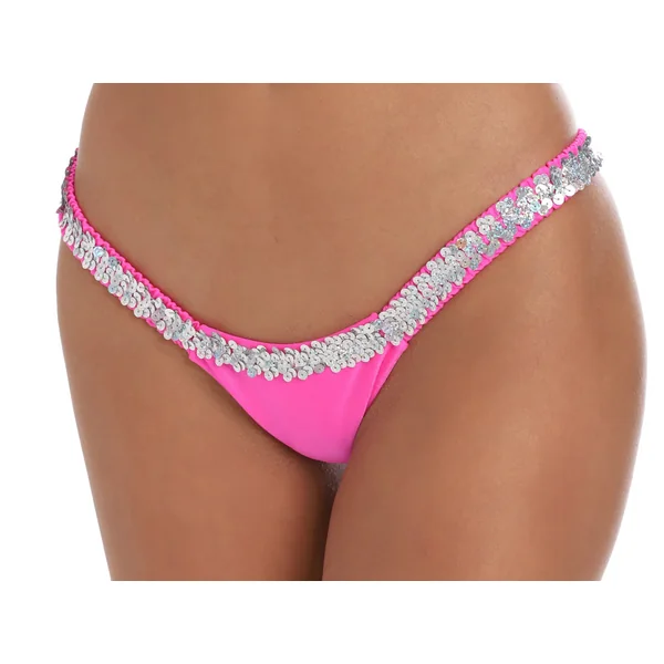 G108S - Butterfly Thong with Sequin Trim