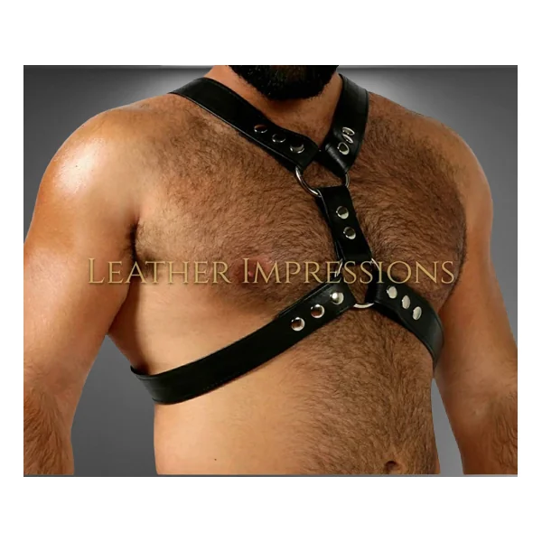 Gay Bear Leather Harness – Bold Leather Harness for Men
