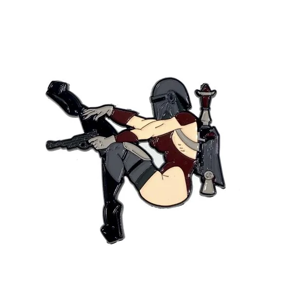 Geeky & Kinky Miss Mando Fett Pin