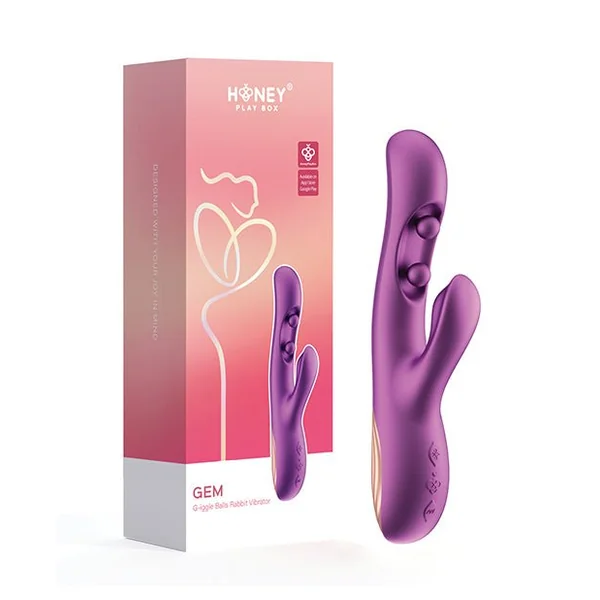 GEM Twin Balls Rabbit Vibrator