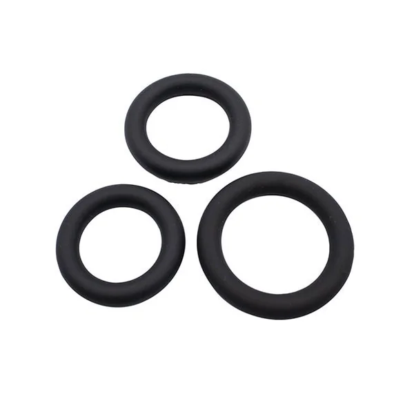 Gender Fluid Clincher Tension Ring Set - Black