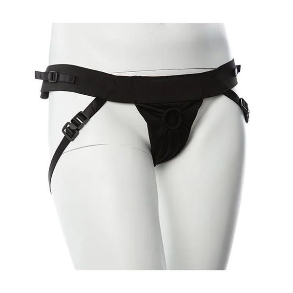 Gender Fluid Johnnie Strap On Harness - Black