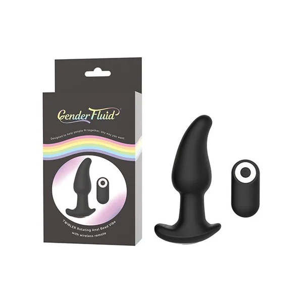 Gender Fluid Twirler Anal Vibe with Remote