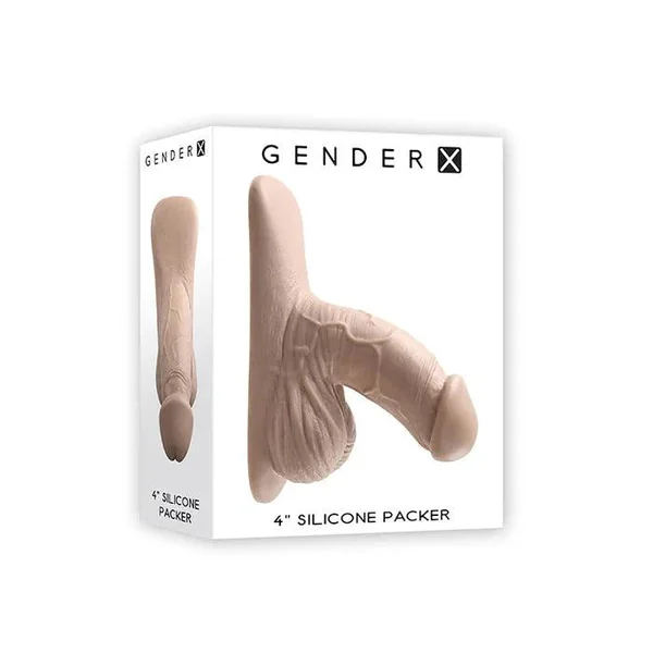 Gender X Silicone Packer - 4 Inch - Light