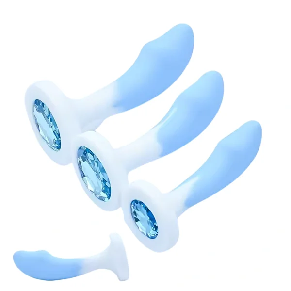 GentleVice – Blue and White Silicone Plug