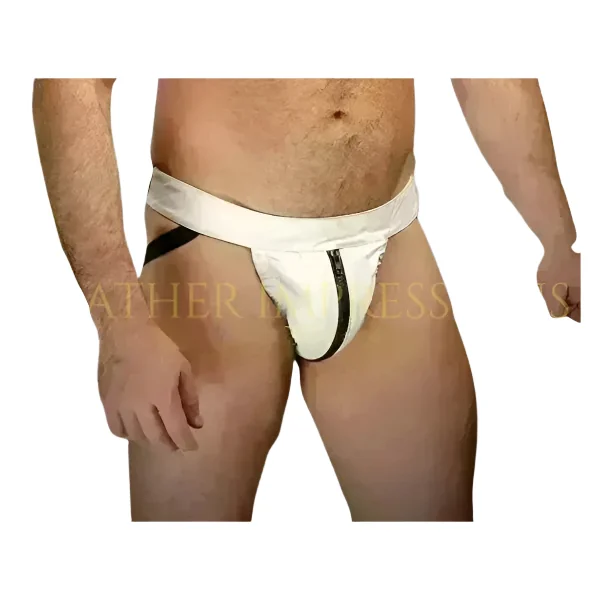 Genuine Leather Jockstrap Men