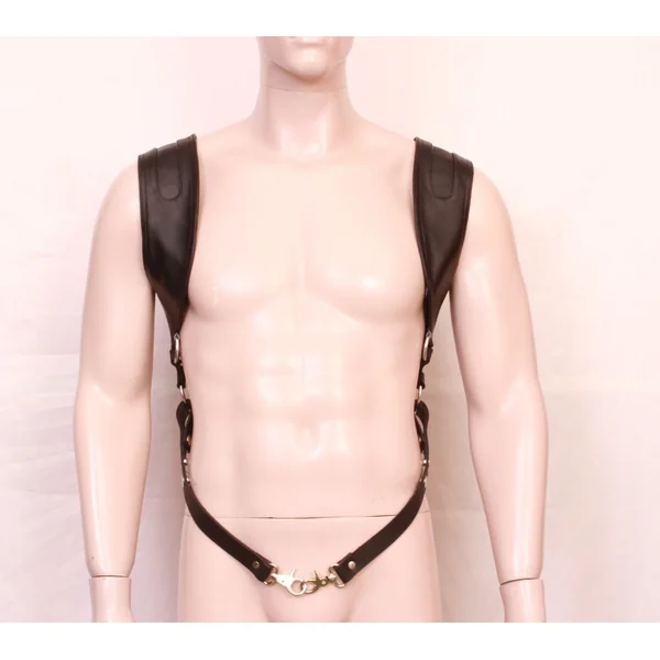Genuine Leather Mens Full Body Harness – Fetish & BDSM Wear