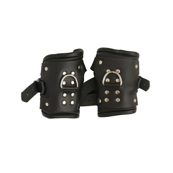 Genuine Leather Suspension Cuffs With Buckle Straps