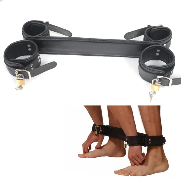 Genuine Leather Wrist and Ankle Restraints
