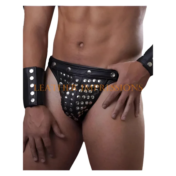 Genuine Mens Leather Underwear
