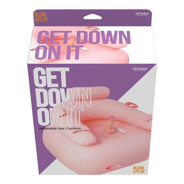 Get Down On It Inflatable Cushion - Fuchsia