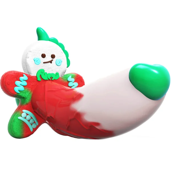 Gingerbread - 7.4 Inch Christmas Fantasy Dildo