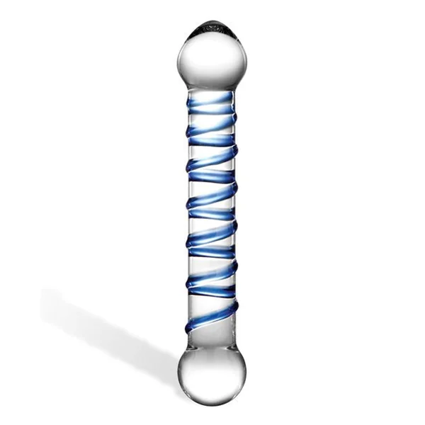 Glas 6.5" Spiral Dildo