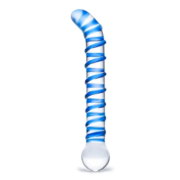 Glas Mr. Swirly 6.5" G-spot Glass Dildo