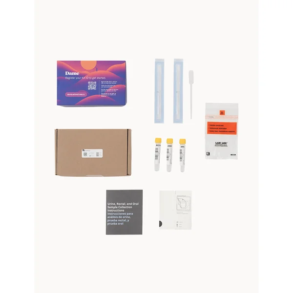 Gonorrhea & Chlamydia STI Kit - 3 Site