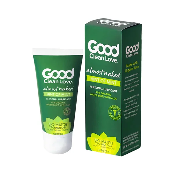 Good Clean Love Hint Of Mint Water-Based Personal Lubricant With Aloe