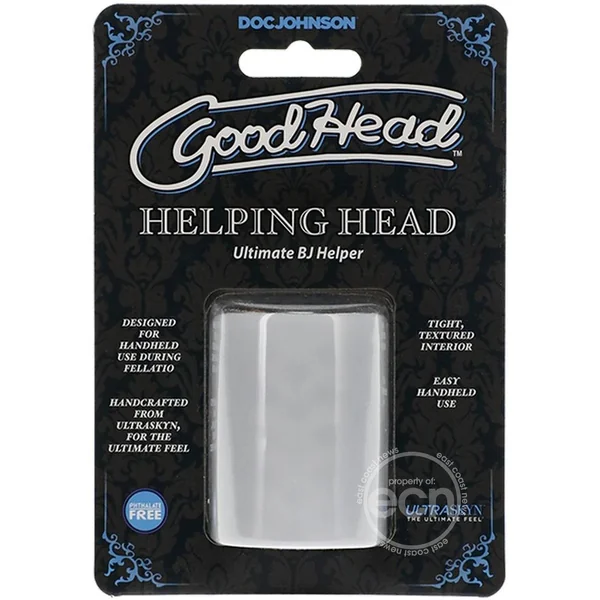 GoodHead Helping Head Masturbator - Clear