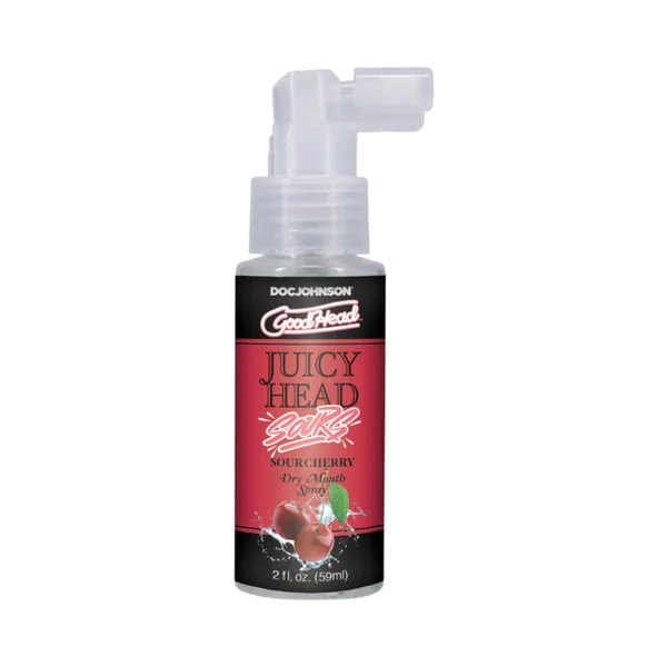 GoodHead Juicy Head Dry Mouth Spray Sour Cherry Flavor Mouthwatering Spray