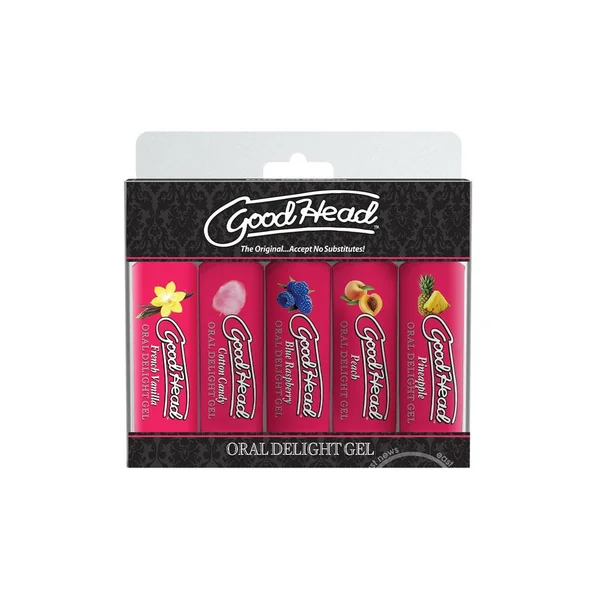 GoodHead Oral Delight Gel (5 Pack) 1oz - Assorted
