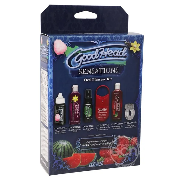 GoodHead Sensations Kit Flavored Oral Enhancers (6 items in 1)