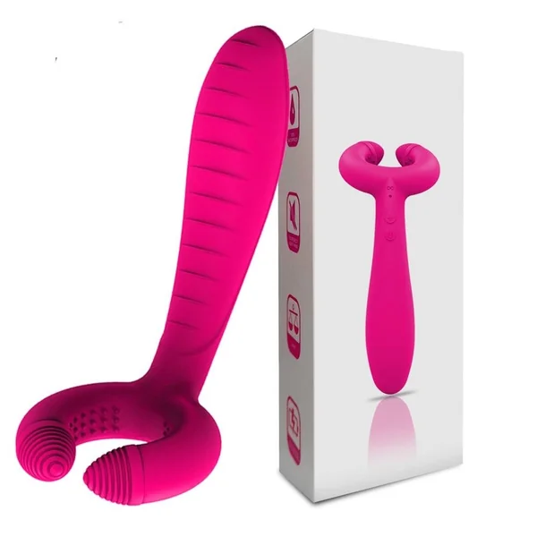 G-Spot 3 Motors Dildo Vibrator Anal Vagina Double Penetration Clitoris Penis Stimulator Sex Toys for Women Men Couples Adults 18