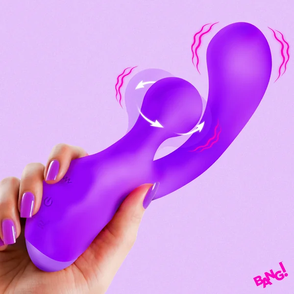 Gyro Rabbit Silicone Vibrator