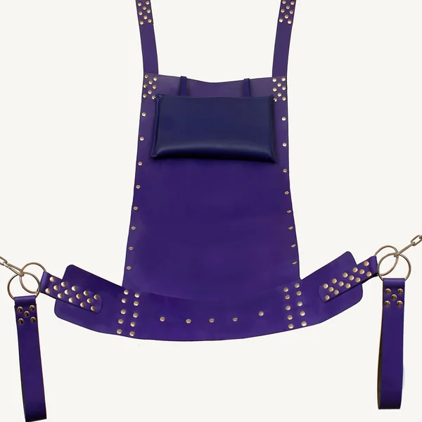 Handcrafted Leather Sex Swing with Leg Loops