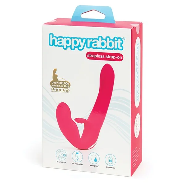 Happy Rabbit Strapless Strap On Rabbit Vibe
