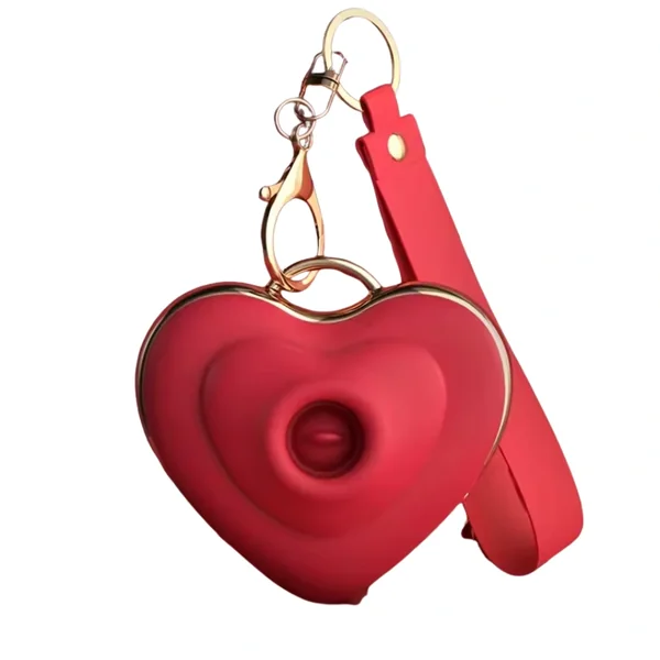 HeartFlutters – Keychain Licking and Suction Vibrator