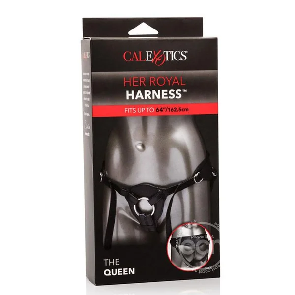 Her Royal Harness The Queen Adjustable Harness - Black