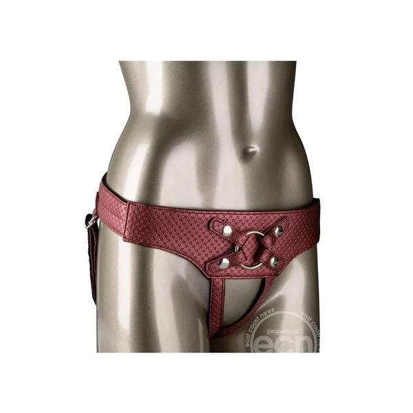 Her Royal Harness The Regal Empress Adjustable Harness - Red