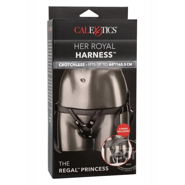 Her Royal Harness The Regal Princess Adjustable Harness - Pewter