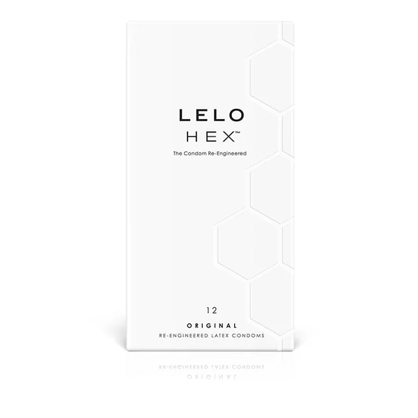 Hex Condoms 12 Pack Natural Latex Condom