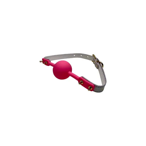 Holographic Vegan Leather Ball Gag