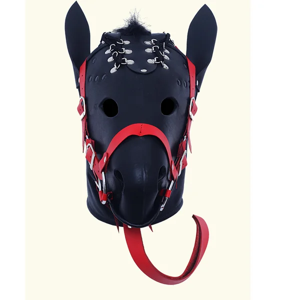 Horse Pony Leather BDSM Hood | Leather Mask