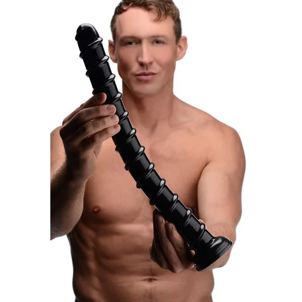 Hosed 18 Inch Swirl Thick Anal Snake